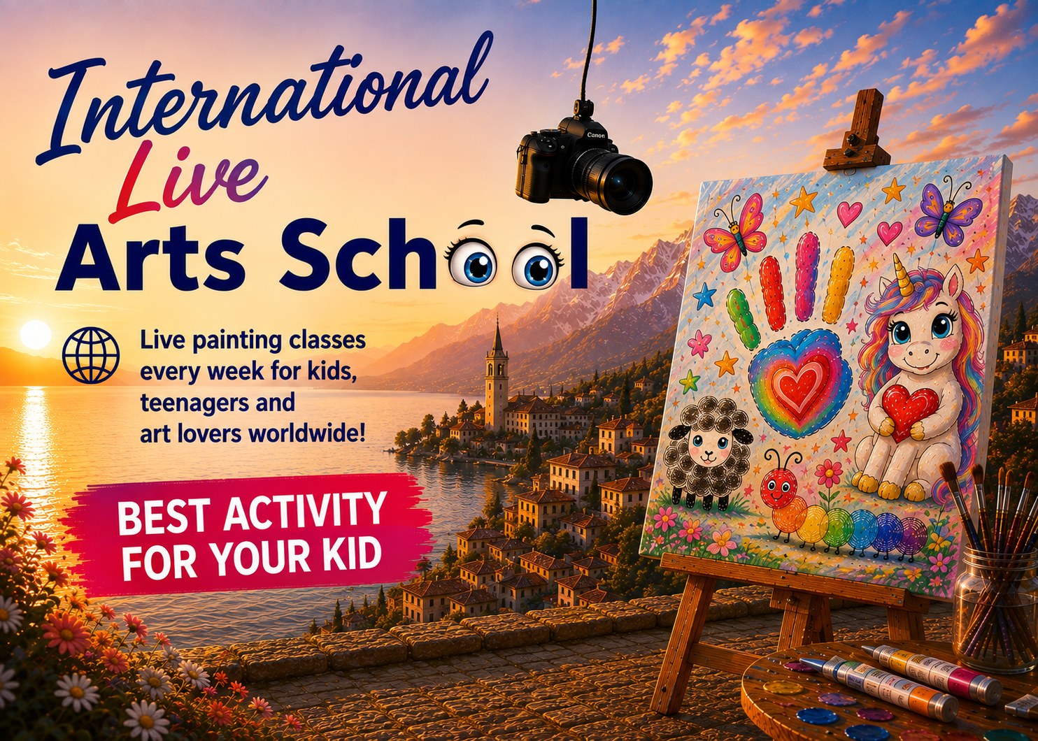 We paint every week together